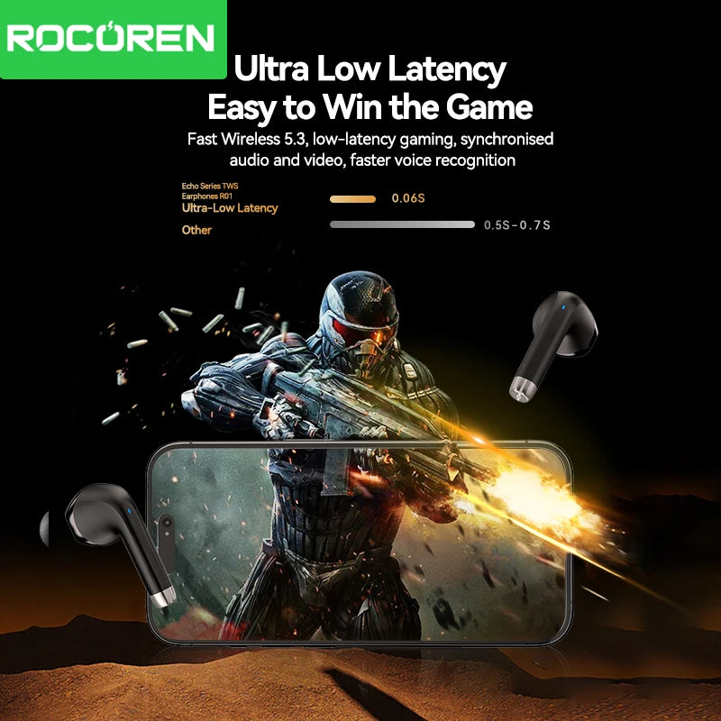 Rocoren R01 TWS Earbuds