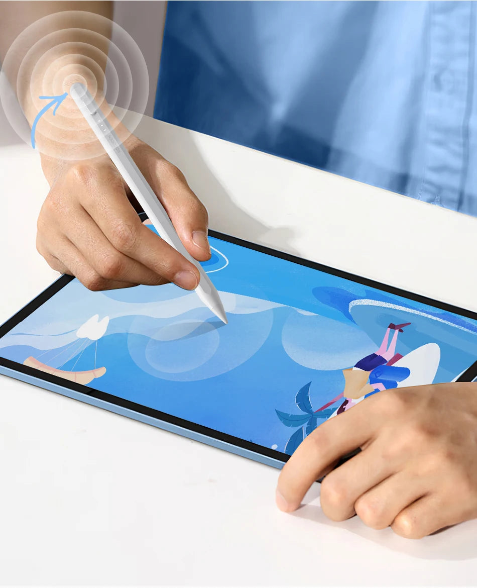 Rocoren Stylus Pen For Apple Pencil 2 1 with Palm Rejection For iPad Pro Air Mini 5 4 Tablet Stylus Touch Pen Magnetic Suction