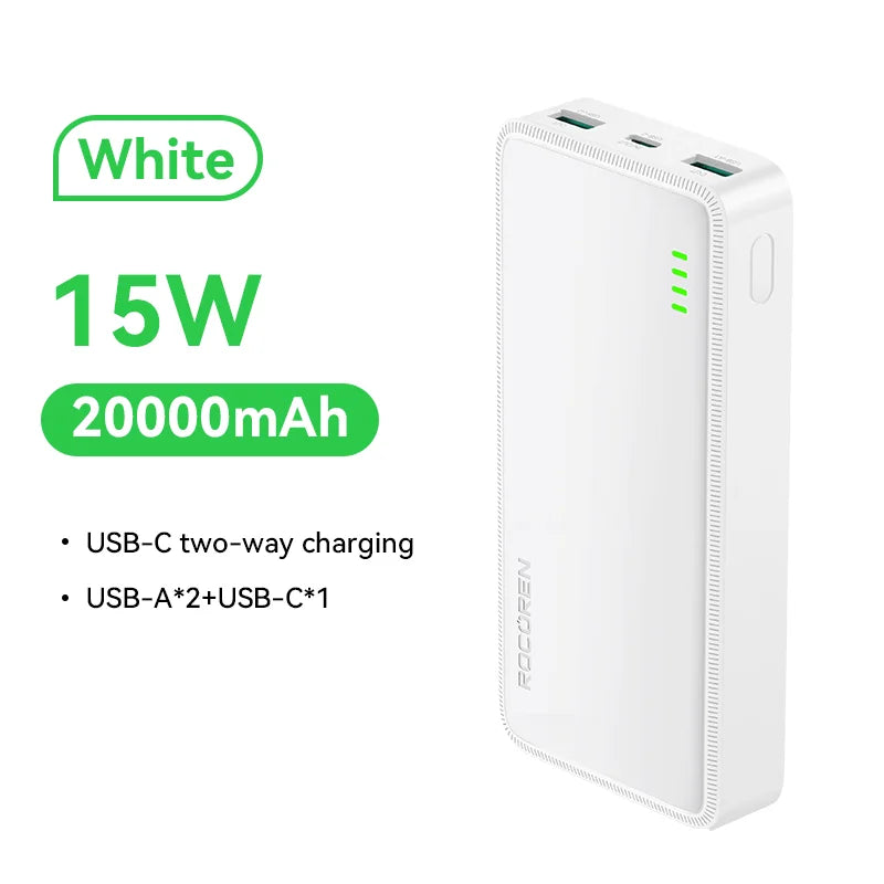 Rocoren 20000mAh 15W Power Bank