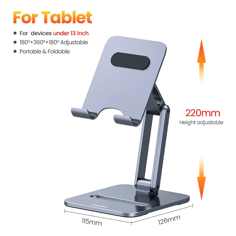 Rocoren Foldable Metal Phone & Tablet Stand