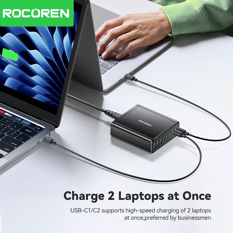 Rocoren 255W 8-Port Desktop Charger