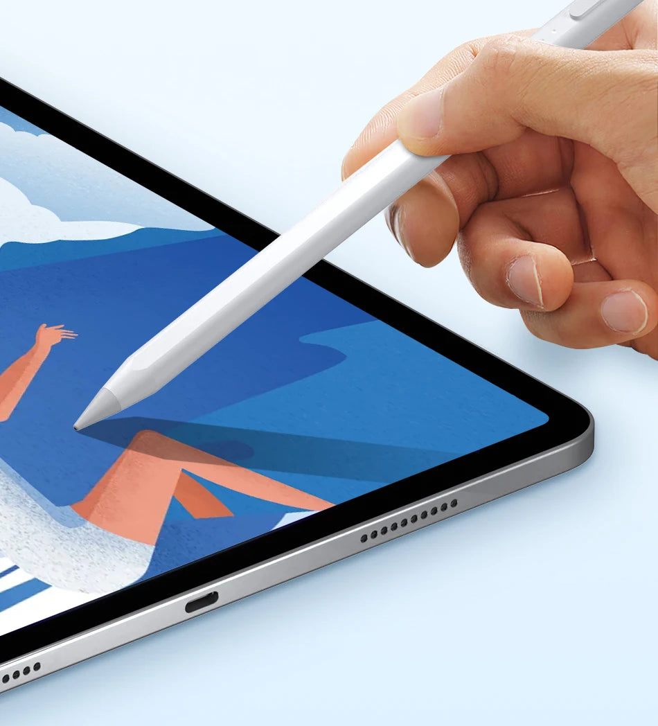 Rocoren Stylus Pen For Apple Pencil 2 1 with Palm Rejection For iPad Pro Air Mini 5 4 Tablet Stylus Touch Pen Magnetic Suction