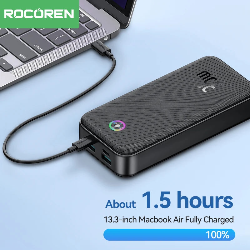 Rocoren 22.5W Fast Charging 20000 mAh Power Bank