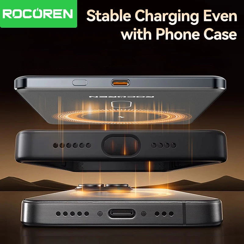 Rocoren Wirelles MagSafe Power Bank