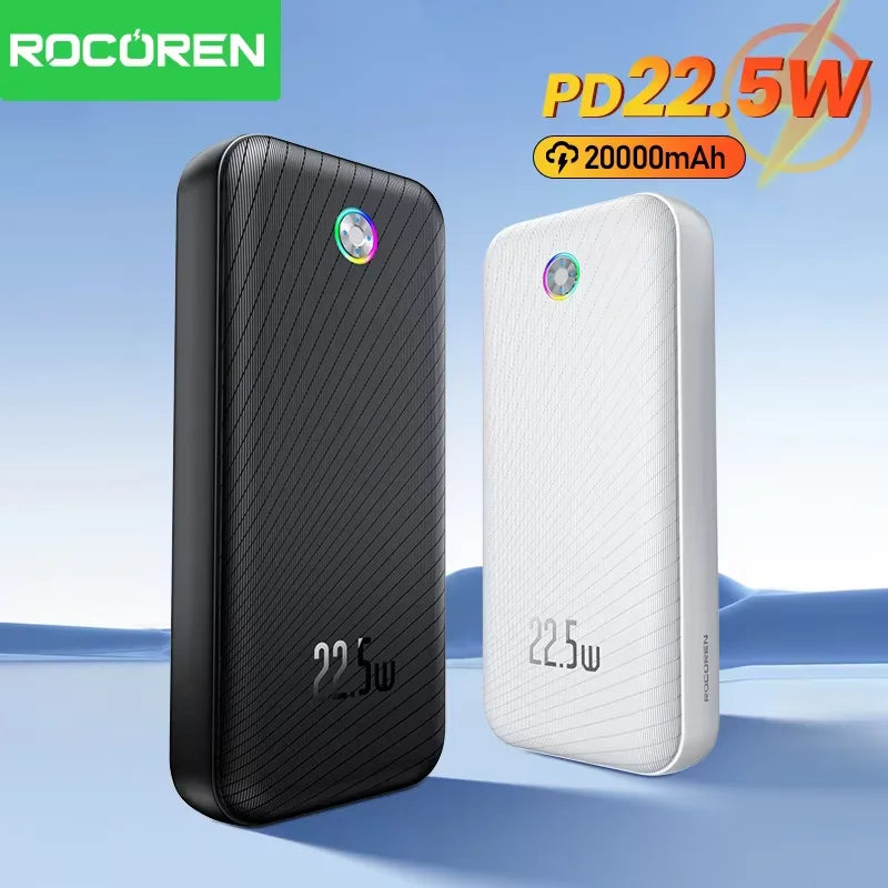 Rocoren 22.5W Fast Charging 20000 mAh Power Bank