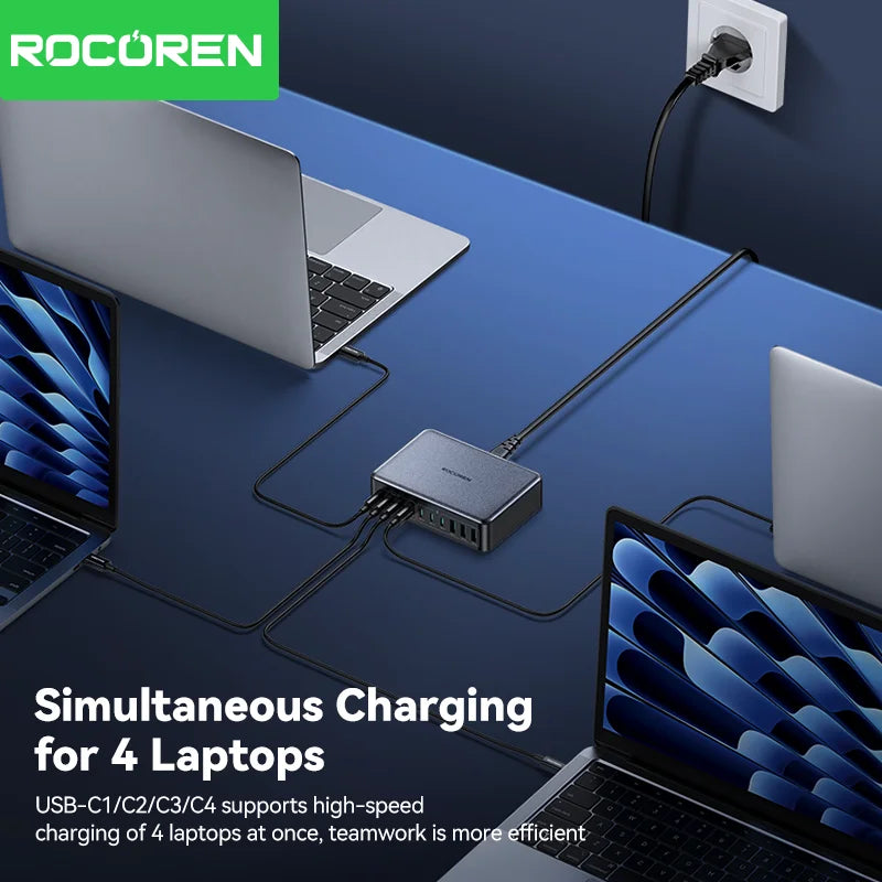 Rocoren 400W 10-Port Desktop Charging Station