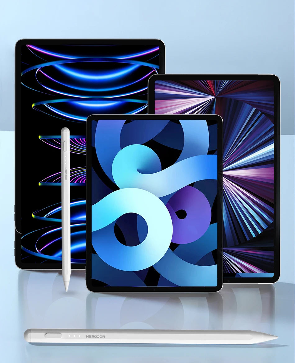 Rocoren Stylus Pen For Apple Pencil 2 1 with Palm Rejection For iPad Pro Air Mini 5 4 Tablet Stylus Touch Pen Magnetic Suction