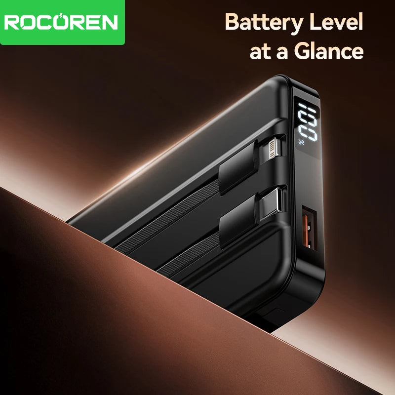 Rocoren 3-in-1 Magnetic Power Bank